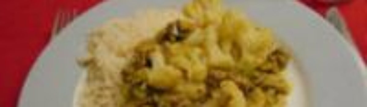 Blumenkohl mit Hackfleisch