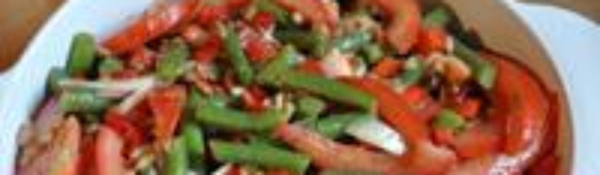 Bohnen-Tomaten-Salat