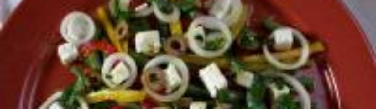 Bohnensalat mit Schaffeta