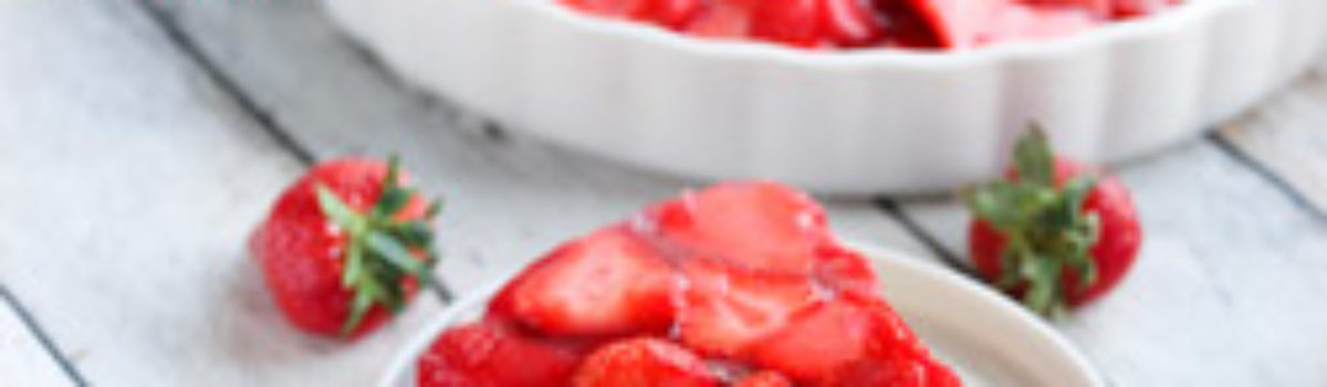Erdbeer Kuchen vegan