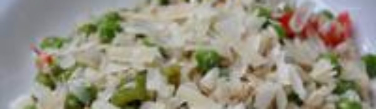 Erbsen Risotto