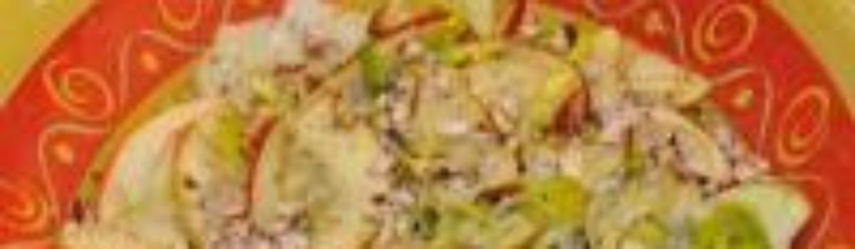 Lauch-Apfel-Frischkost