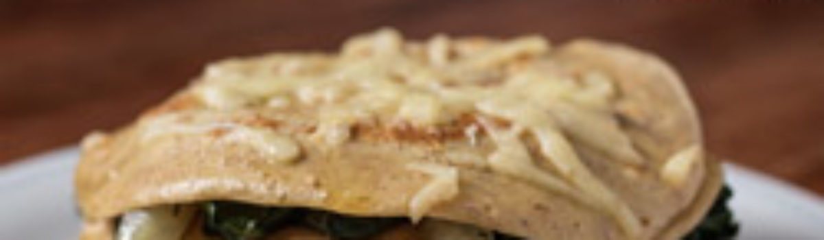 Mangold-Pfannkuchen- Auflauf