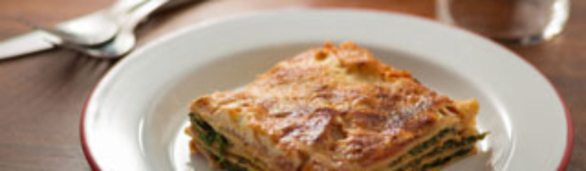 Spinat Lasagne mit Ricotta