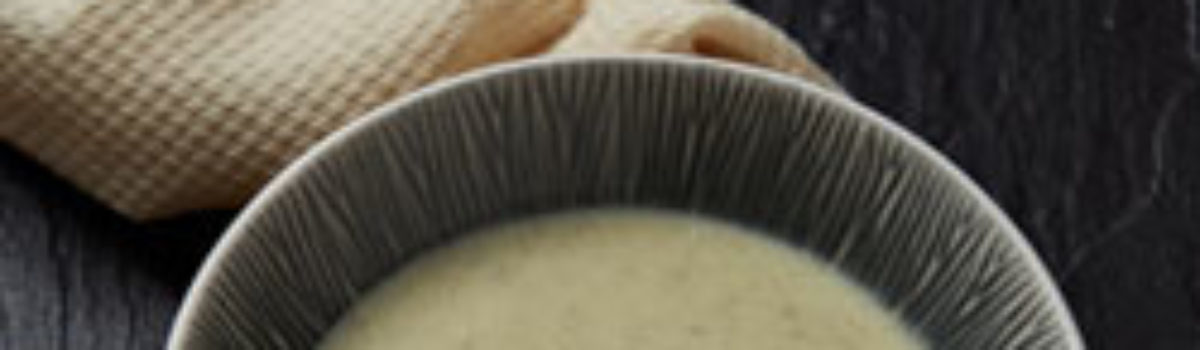 Topinambursuppe mit Pilzen