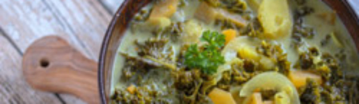 Grünkohl-Curry-Topf