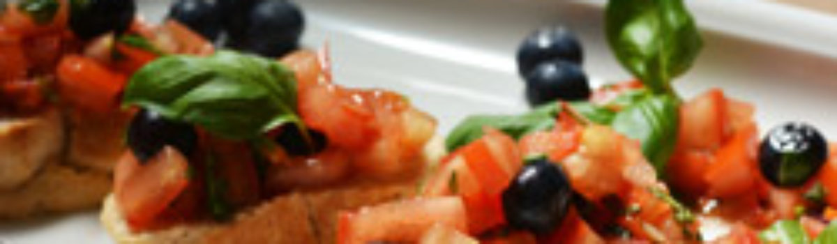 Heidelbeer-Bruschetta