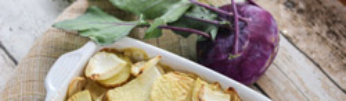 Kohlrabi Kartoffelauflauf