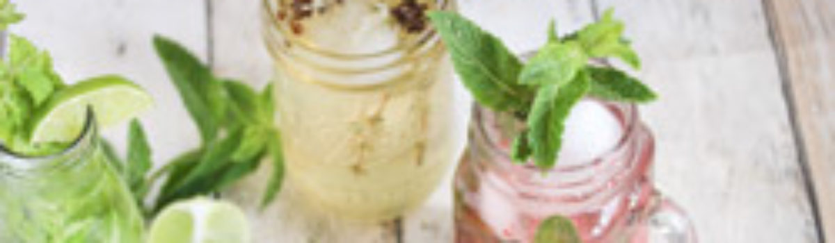 Sommersalat mit Kräuterlimo