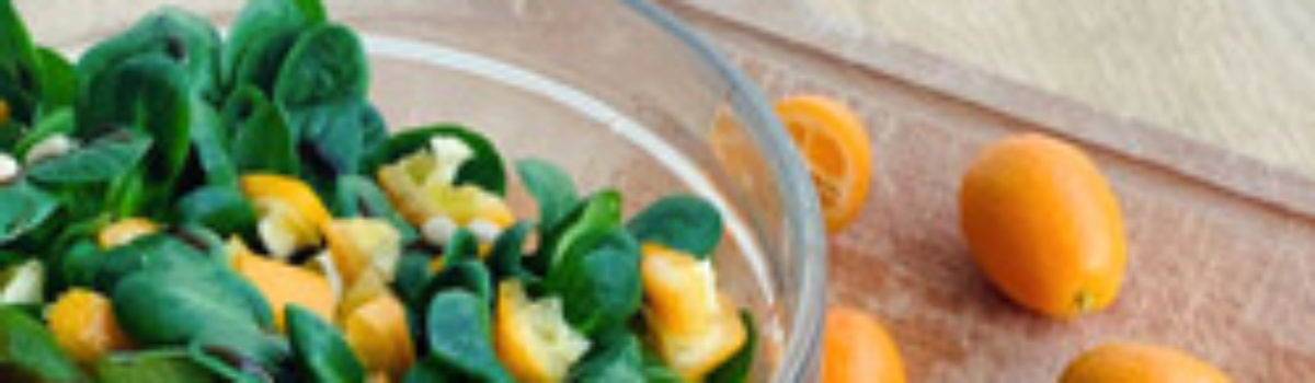 Feldsalat mit Kumquat
