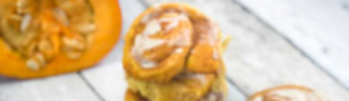 Kürbis-Zimtschnecken