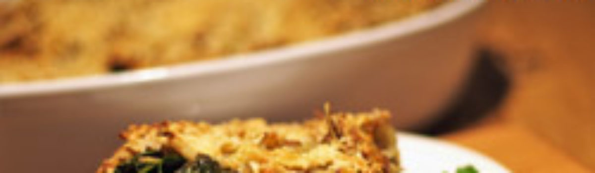Mangold-Tofu-Gratin