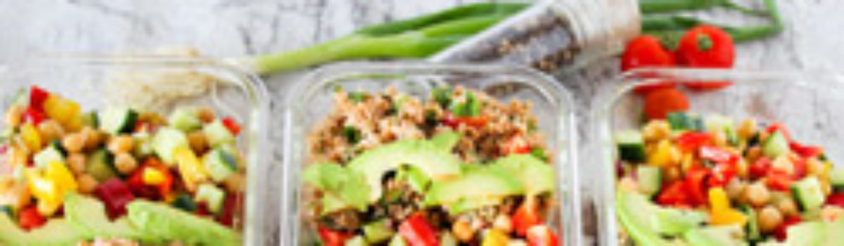 Kichererbsensalat mit scharfem Buchweizen