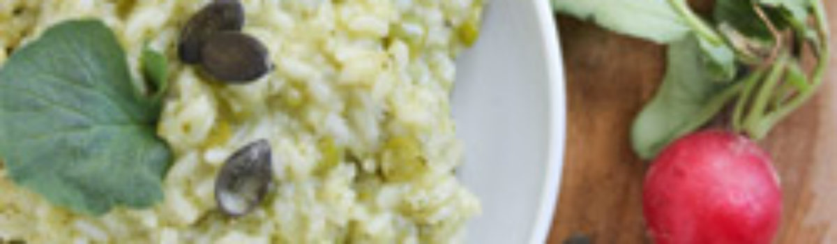 Radieschengrün-Risotto