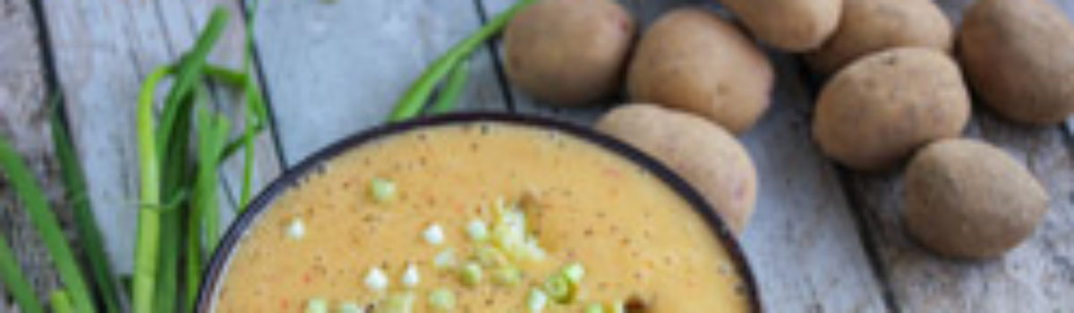 Scharfe Kartoffel-Rettich-Suppe