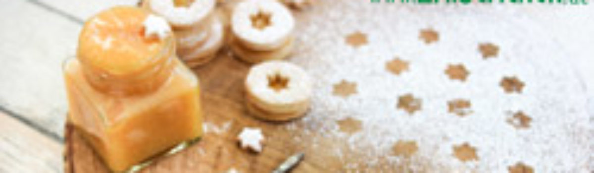 Spitzbuben mit selbstgemachter Orangenmarmelade