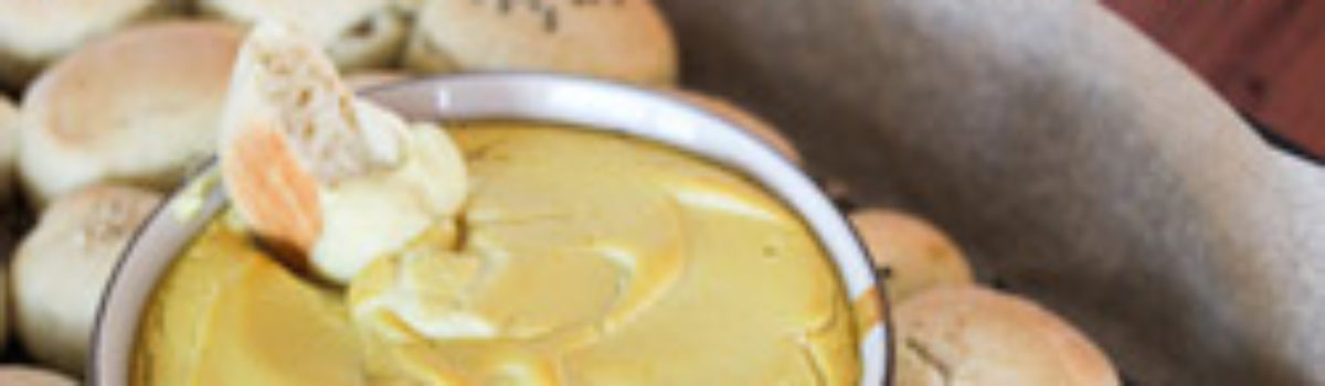 Ofenzupfbrot mit käsigem Schmelzkohlrabi