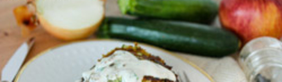 Zucchini-Apfel-Puffer