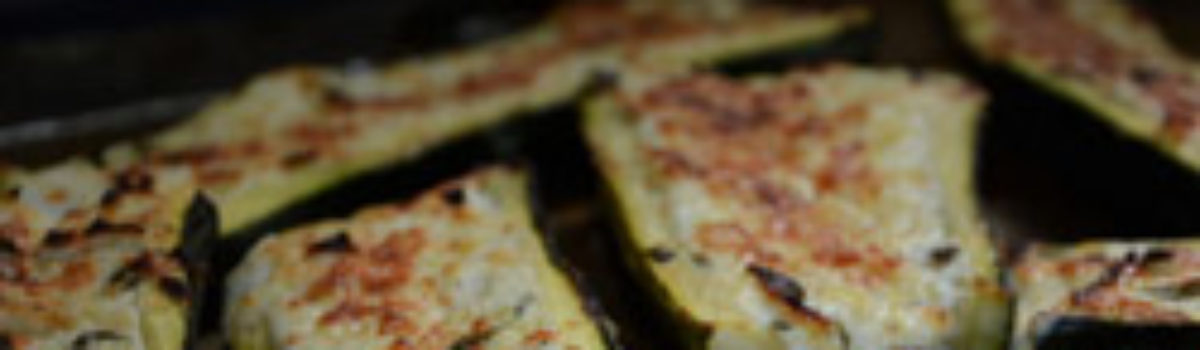 Zucchini mit Ricotta Füllung