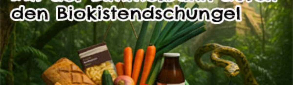 Mit der Bimmelbahn durch den Biokistendschungel