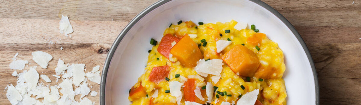 Kürbisrisotto