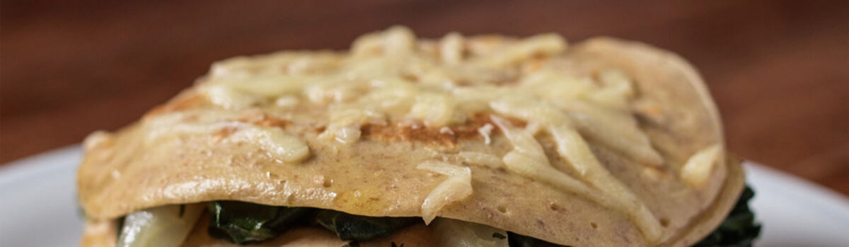 Mangold-Pfannkuchen- Auflauf