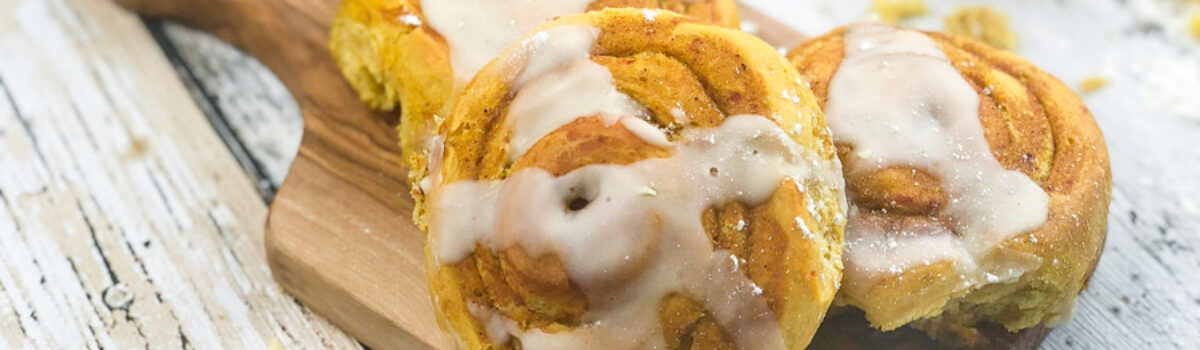 Kürbis-Zimtschnecken