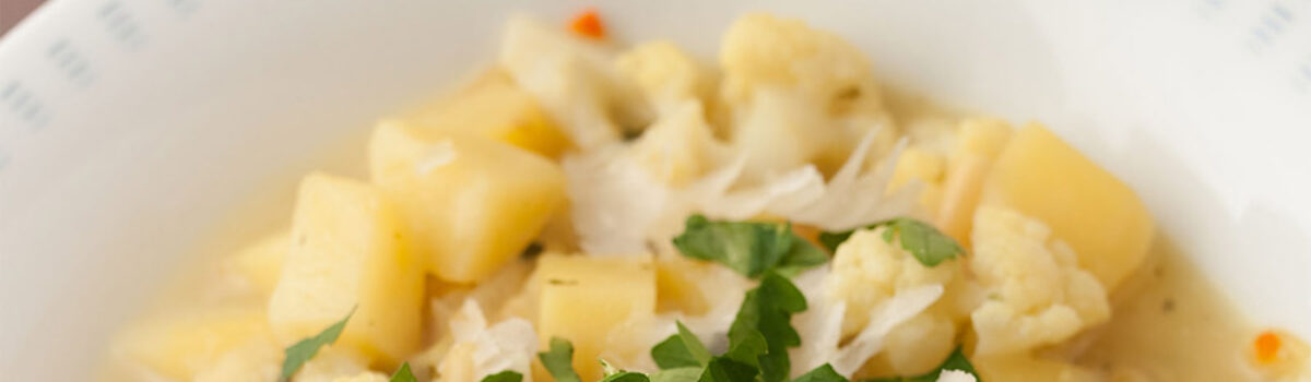 Blumenkohl-Kartoffel Gemüsepfanne