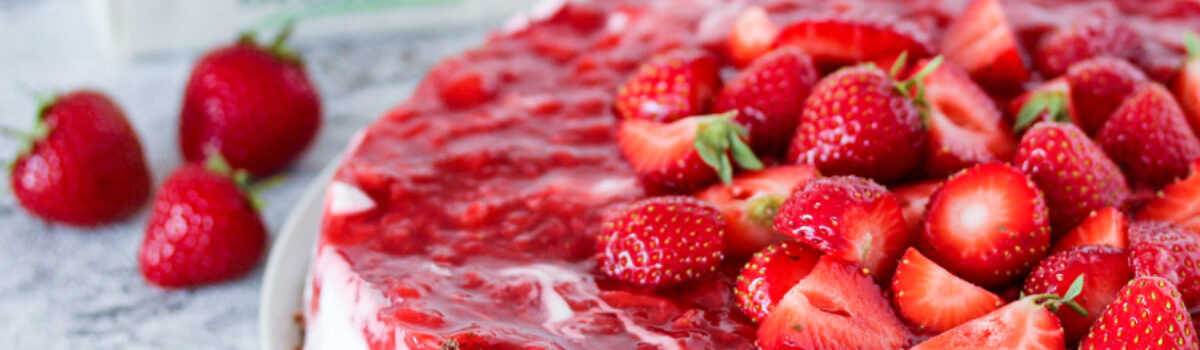Erdbeercremekuchen